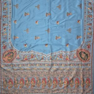 elegant kashmiri pashmina silk saree