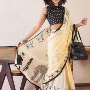 the grace of warli inspired saree