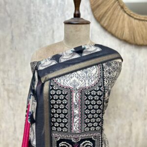 elegant maheshwari unstitched 3 piece suit set elegant maheshwari unstitched 3 piece suit set